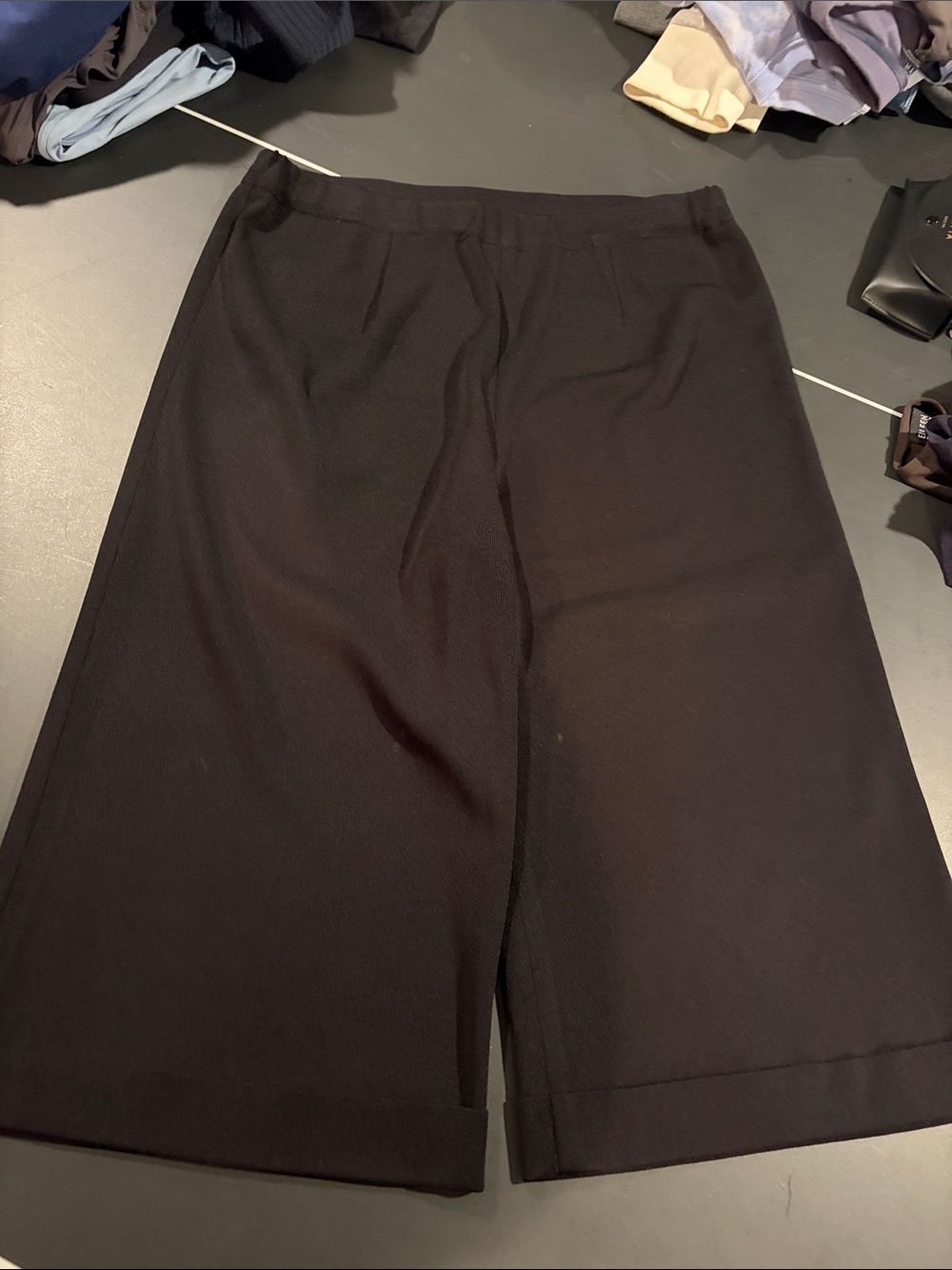 Misook cropped xl petite black pants